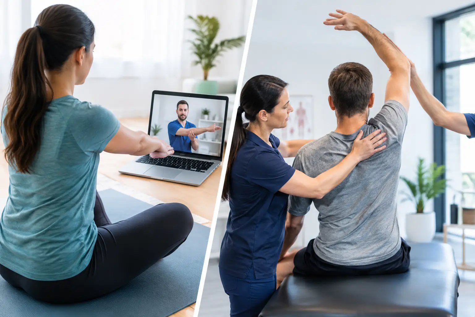 Telehealth Physio Versus In-Clinic Care for You